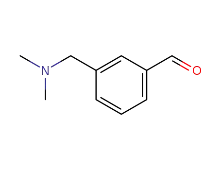 Molecular Structure of 80708-77-6 (3-DIMETHYLAMINOMETHYL-BENZALDEHYDE)