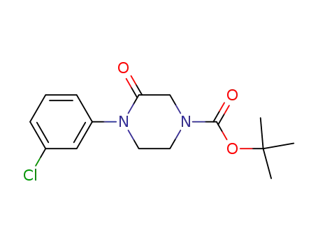 tert-butyl 4-(3-chlorophenyl)-3-oxopiperazine-1-carboxylate