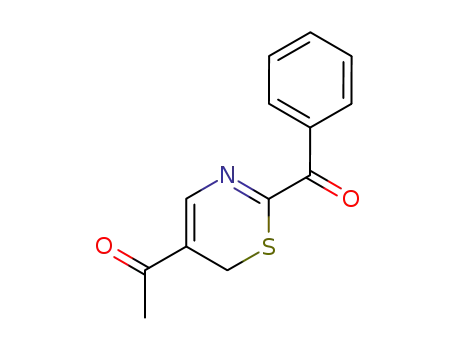 Molecular Structure of 216309-78-3 (1-(2-Benzoyl-6H-[1,3]thiazin-5-yl)-ethanone)