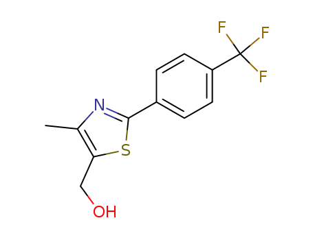 (trifluoromethyl)phenyl)thiazol-5-
yl)methanol