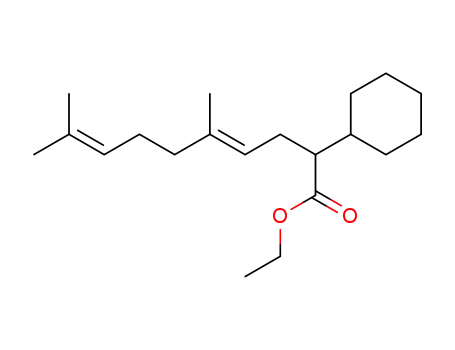 ethyl (E)-2-cyclohexyl-5,9-dimethyldeca-4,8-dienoate
