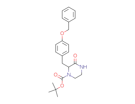 t-Boc-3-(p-benzyloxybenzyl)-piperazinon