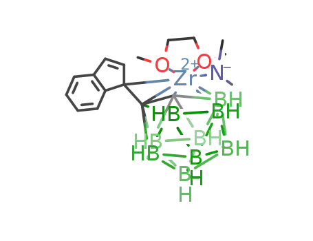 [σ:η5-(C9H6)C2B9H10]Zr(NMe2)(1,2-dimethoxyethane)
