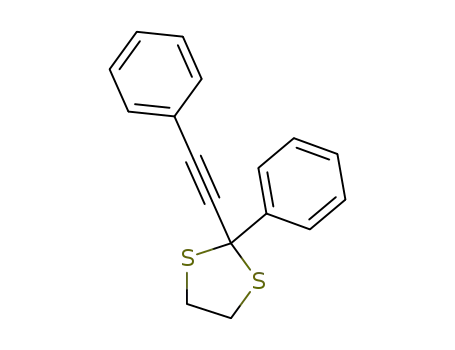 1,3-Dithiolane, 2-phenyl-2-(phenylethynyl)-