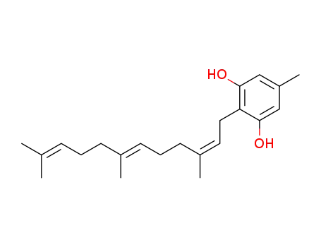 5-Methyl-2-((2Z,6E)-3,7,11-trimethyl-dodeca-2,6,10-trienyl)-benzene-1,3-diol