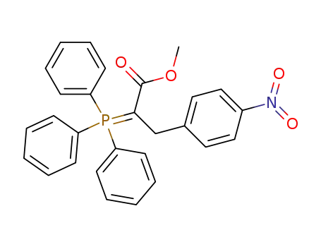 Benzenepropanoic acid, 4-nitro-a-(triphenylphosphoranylidene)-,
methyl ester