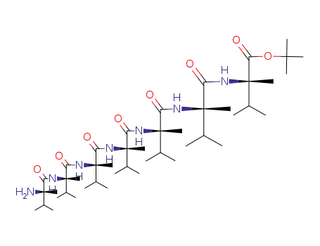 Molecular Structure of 467221-66-5 (H-[L-(αMe)Val]7-OtBu)