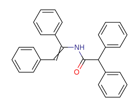 Molecular Structure of 136409-34-2 (N-(1,2-Diphenylvinyl)-2,2-diphenylacetamid)