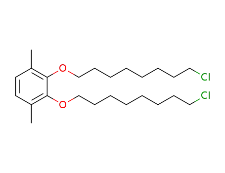 3,6-dimethyl-1,2-di(8-chlorooctoxy)benzene