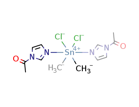 dichlorodimethylbis(1-acetylimidazole)tin(IV)