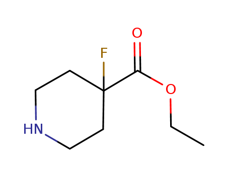 4-Piperidinecarboxylic acid, 4-fluoro-, ethyl ester