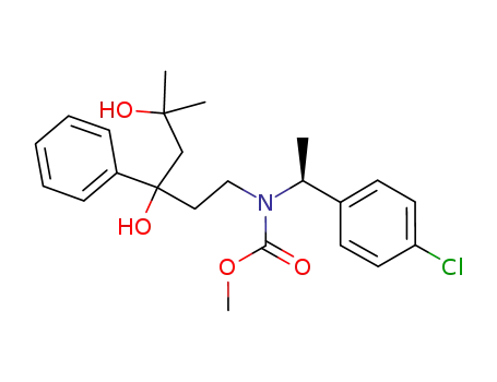 [(S)-1-(4-chloro-phenyl)-ethyl]-(3,5-dihydroxy-5-methyl-3-phenyl-hexyl)-carbamic acid methyl ester