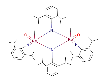 bis{(μ-(2,6-diisopropylphenyl)imido)((2,6-diisopropylphenyl)imido)methyloxorhenium(VII)}