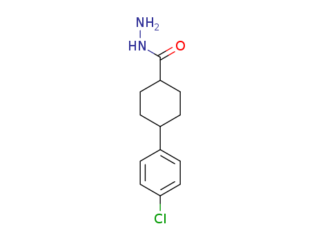 Cyclohexanecarboxylicacid, 4-(4-chlorophenyl)-, hydrazide