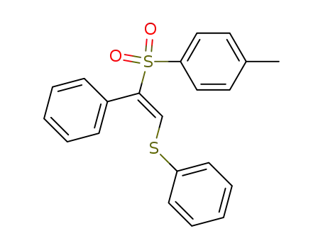 Benzene, 1-methyl-4-[[1-phenyl-2-(phenylthio)ethenyl]sulfonyl]-, (E)-