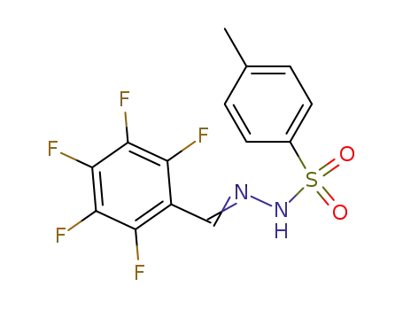 Molecular Structure of 16096-88-1 (2,3,4,5,6-pentafluorobenzaldehyde p-tosylhydrazone)
