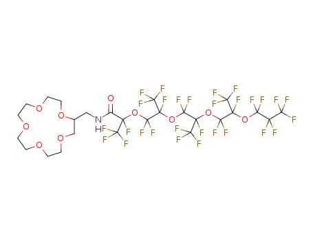 Molecular Structure of 1228010-23-8 (C<sub>26</sub>H<sub>22</sub>F<sub>29</sub>NO<sub>10</sub>)