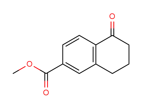 Molecular Structure of 144464-66-4 (Methyl 5-oxo-5,6,7,8-tetrahydronaphthalene-2-carboxylate)