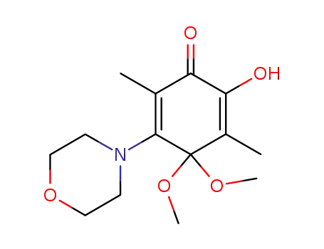 5,5-dimethoxy-3,6-dimethyl-4-morpholin-4-yl-cyclohex-3-ene-1,2-dione