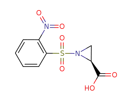 (2S)-1-(2-nitrobenzene-1-sulfonyl) aziridine-2-carboxylic acid