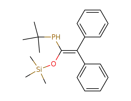 Molecular Structure of 80269-50-7 (Phosphine,
(1,1-dimethylethyl)[2,2-diphenyl-1-[(trimethylsilyl)oxy]ethenyl]-)