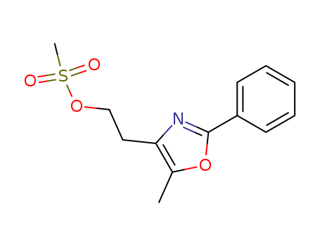 2-(5-methyl-2-phenyloxazol-4-yl)ethyl methanesulfonate