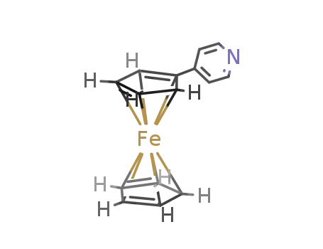 Molecular Structure of 120577-85-7 (ferrocenyl-4-pyridine)