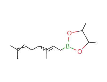 Molecular Structure of 1057662-85-7 (2-(3,7-dimethylocta-2,6-dienyl)-4,4,5,5-tetramethyl-1,3,2-dioxaborolane)