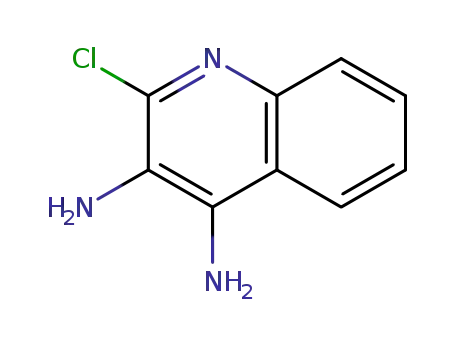 Molecular Structure of 132521-68-7 (3,4-Diamino-2-chloroquinoline)