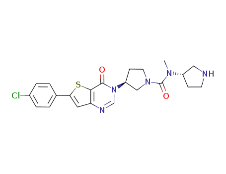 C<sub>22</sub>H<sub>24</sub>N<sub>5</sub>O<sub>2</sub>SCl