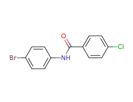 Molecular Structure of 7461-40-7 (N-(4-bromophenyl)-4-chlorobenzamide)