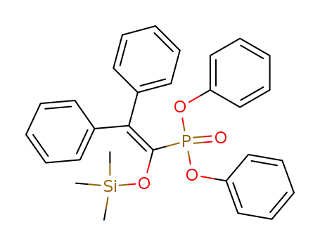 <(1-Trimethylsiloxy-2,2-diphenyl)ethenyl>phosphonsaeure-diphenylester