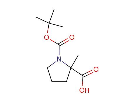 Molecular Structure of 203869-80-1 (BOC-ALPHA-ALLYL-ME-DL-PRO-OH)