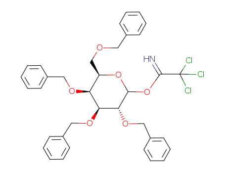 Molecular Structure of 132748-02-8 (2,3,4,6-TETRA-O-BENZYL-D-GALACTOPYRANOSE TRICHLOROACETIMIDATE)