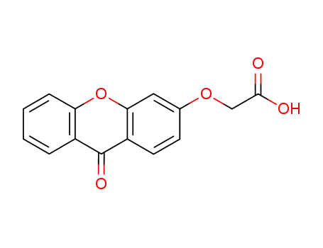 Molecular Structure of 25363-95-5 (<(9-oxoxanthen-3-yl)oxy>acetic acid)