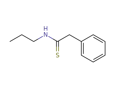 Molecular Structure of 33177-46-7 (2-phenyl-N-propylethanethioamide)