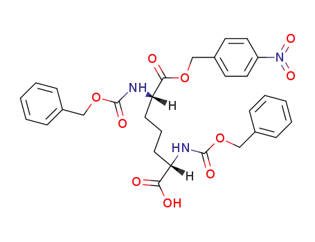 L-2,6-dibenzyloxycarbonylaminopimelic acid mono p-nitrobenzyl ester