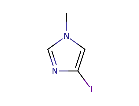 Molecular Structure of 71759-87-0 (4-Iodo-1-methyl-1H-imidazole)