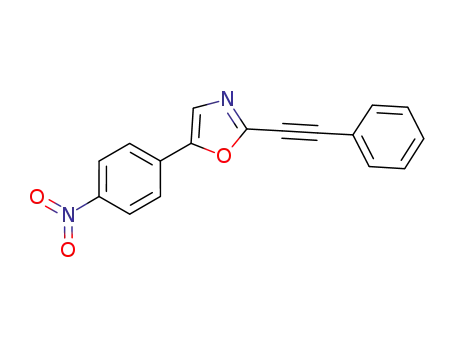 5-(4-nitro-phenyl)-2-phenylethynyl-oxazole