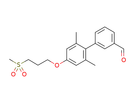 2',6'-diMethyl-4'-(3-(Methylsulfonyl)propoxy)biphenyl-3-carbaldehyde