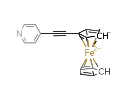 Molecular Structure of 162412-44-4 (1-ferrocenyl-2-(4-pyridinyl)acetylene)
