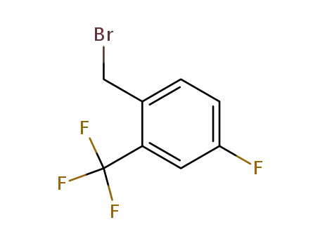Molecular Structure of 206860-48-2 (4-Fluoro-2-(trifluoromethyl)benzyl bromide)