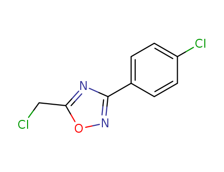 5-(chloromethyl)-3-(4-chlorophenyl)-1,2,4-oxadiazole  CAS NO.57238-75-2