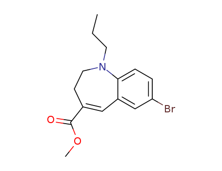 1H-1-Benzazepine-4-carboxylic acid, 7-bromo-2,3-dihydro-1-propyl-,
methyl ester