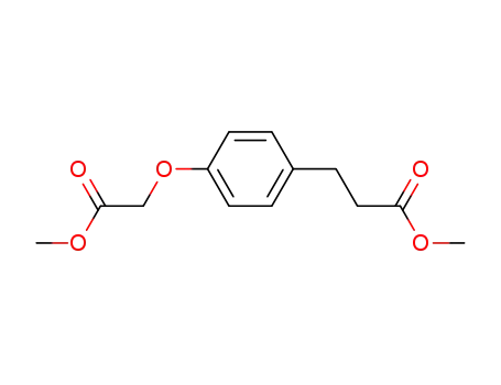 3-(4-methoxycarbonylmethoxy-phenyl)-propionic acid methyl ester