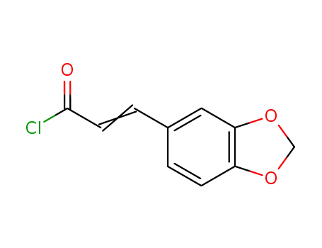 Molecular Structure of 26930-49-4 (3-(1,3-BENZODIOXOL-5-YL)-2-PROPENOYL CHLORIDE)