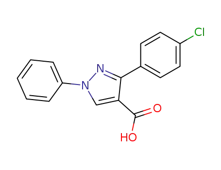 3-(4-chlorophenyl)-1-phenyl-1H-pyrazole-4-carboxylic acid
