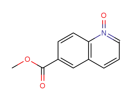 6-Quinolinecarboxylic acid, methyl ester, 1-oxide