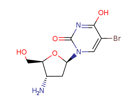 3'-Amino-2',3'-dideoxy-5-bromouridine