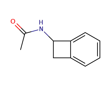 Molecular Structure of 61599-87-9 (Acetamide, N-bicyclo[4.2.0]octa-1,3,5-trien-7-yl-)